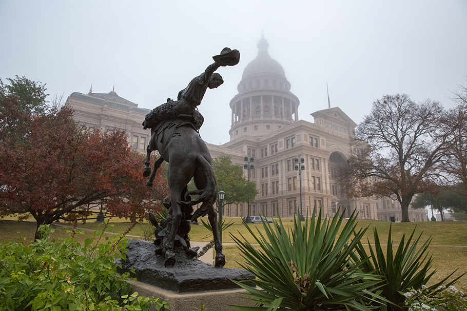 Capitol Fog, Austin Texas, 2018